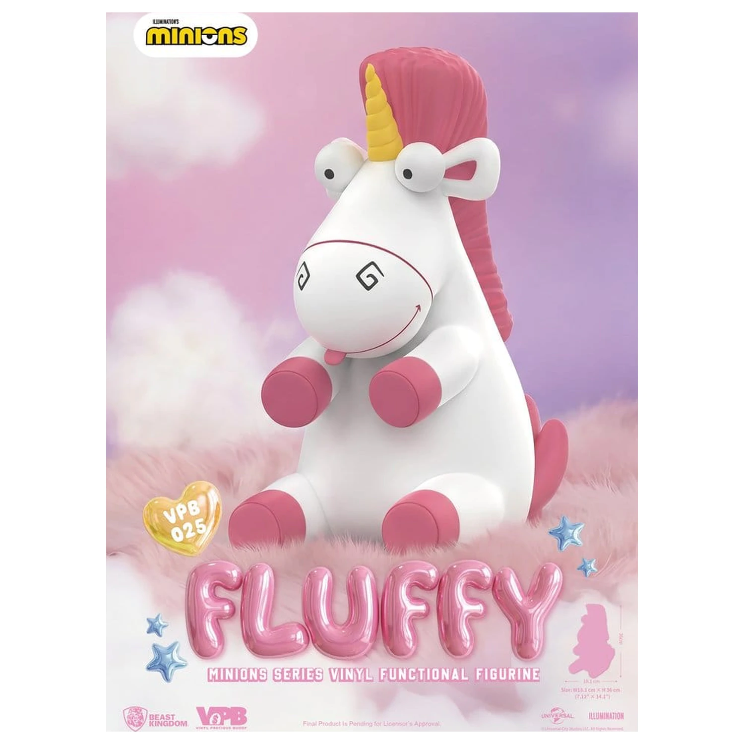 Minions Vinyl Bank Series Fluffy 36 cm product photo