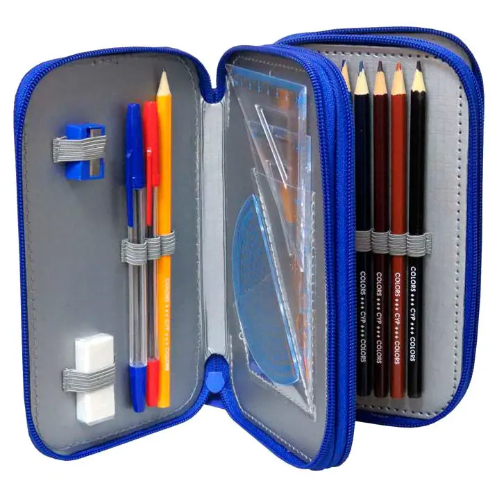 Minions triple pencil case product photo