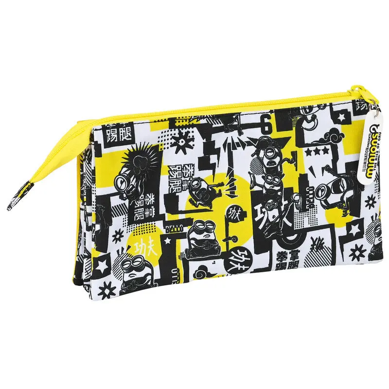 Minions triple pencil case product photo