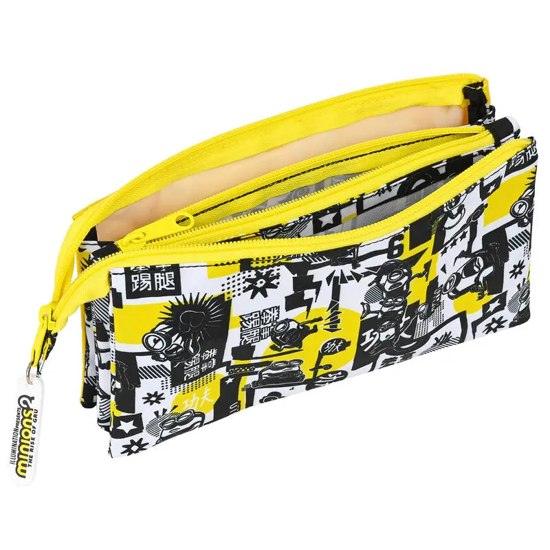 Minions triple pencil case product photo