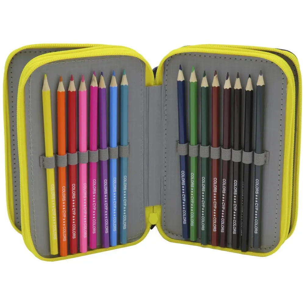 Minions triple pencil case product photo