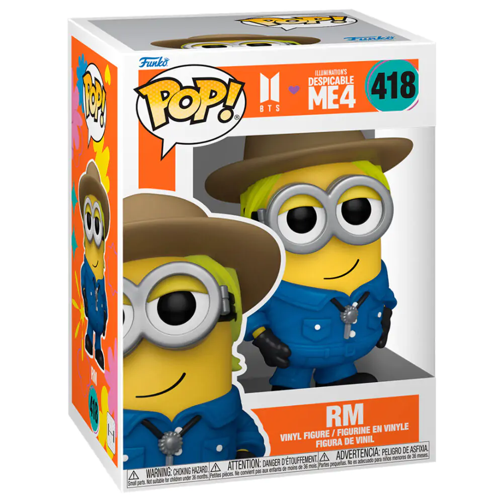 Minions x BTS Funko POP! Rocks Vinyl Figure RM 9 cm product photo