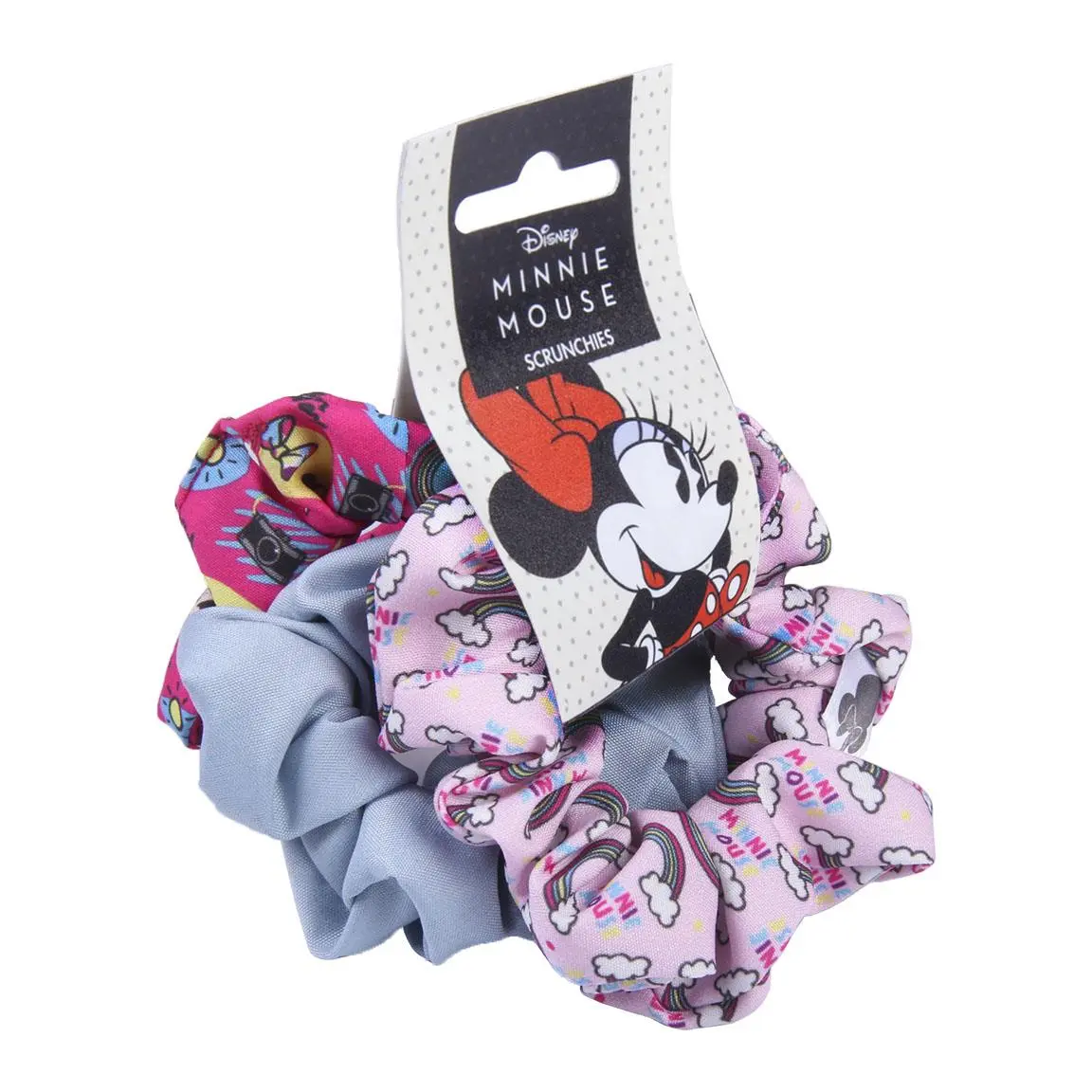 Minnie Mouse scrunchie hair ties product photo