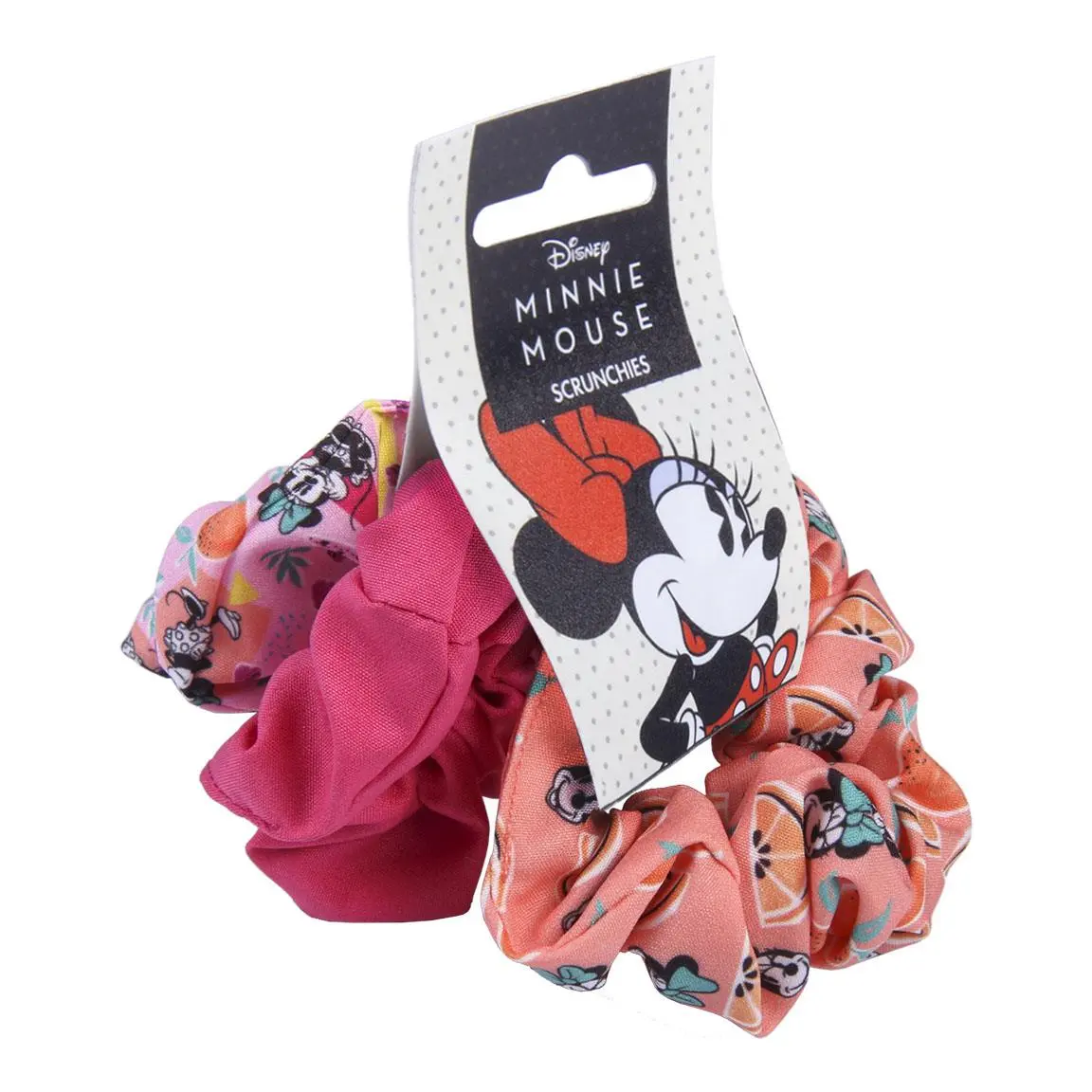 Minnie Mouse scrunchie hair ties product photo