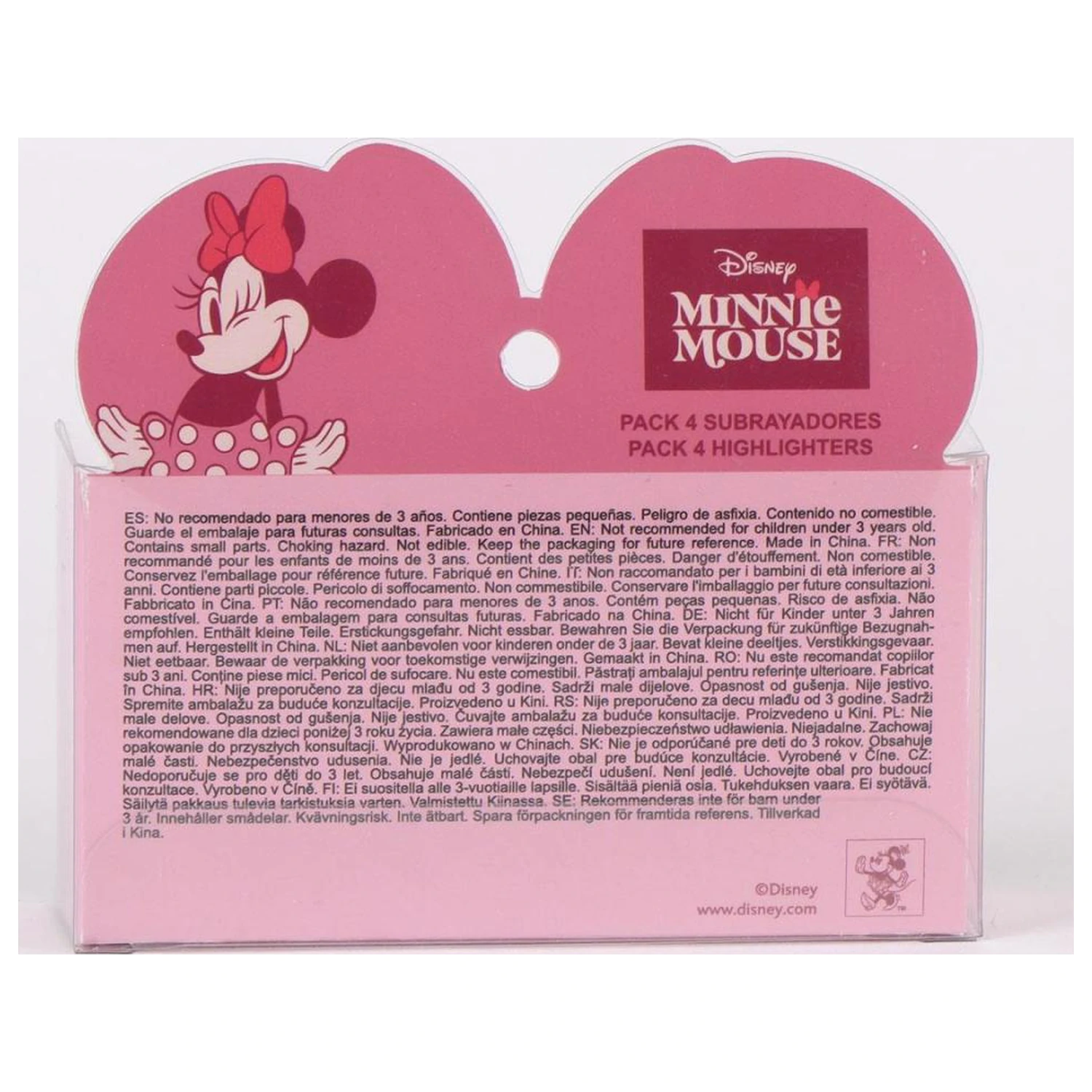 MINNIE Pack of 4 mini Highlighters Food product photo