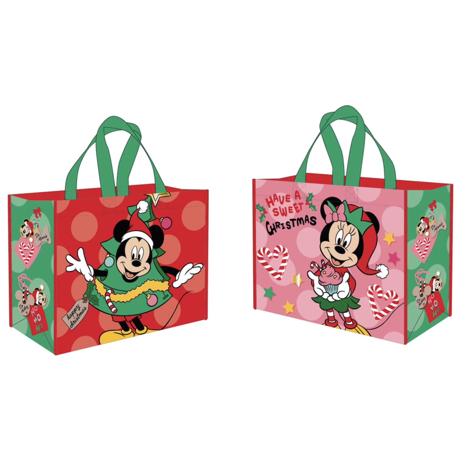 Minnie & Mickey Xmas Shopping Bag product photo