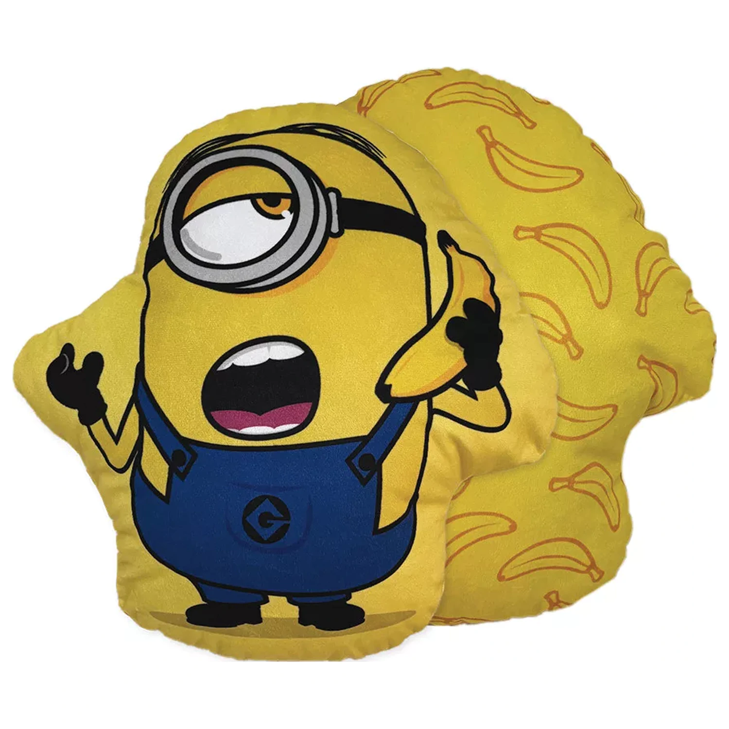 Minions Banana Calling Shaped Pillow, Decorative Pillow 35x33 cm product photo