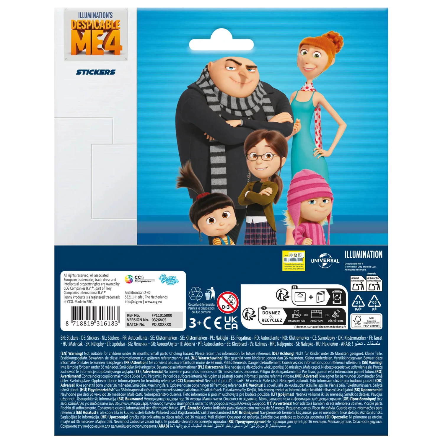 Minions Family sticker product photo