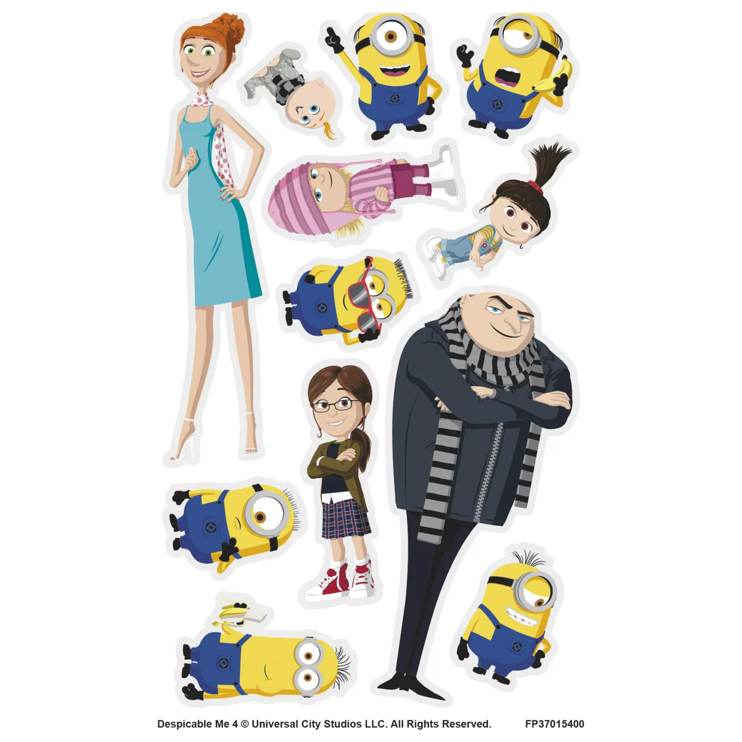 Minions Family Tattoo 12 pcs product photo