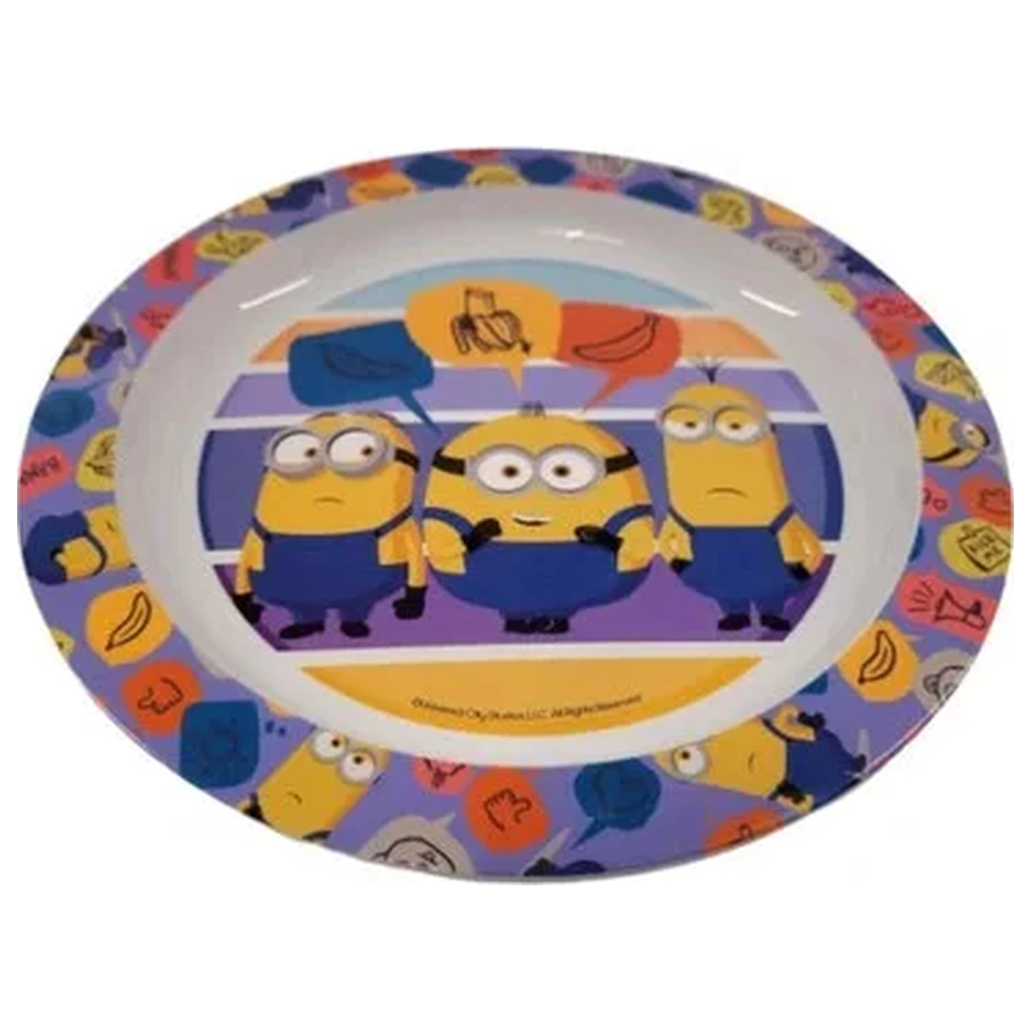 Minions Striped Micro Dinner Plate 22 cm product photo