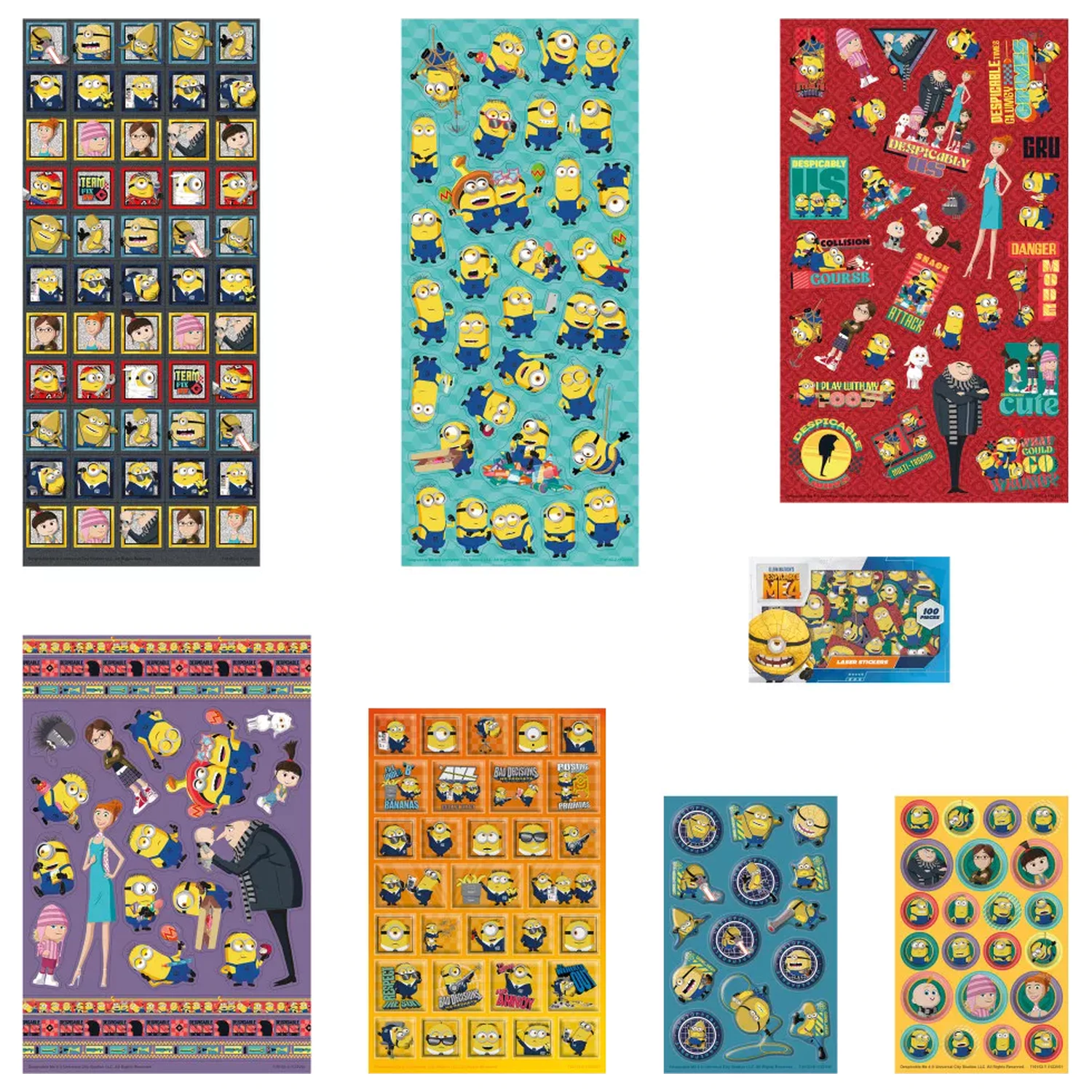 Minions Super Sticker Set with Toy product photo