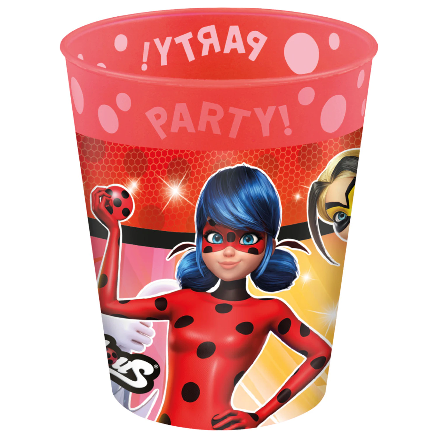 Miraculous Hero micro premium plastic cup set of 4, 250 ml product photo