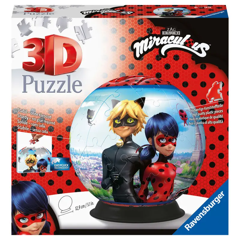 Miraculous Lady Bug 3D puzzle 72pcs product photo