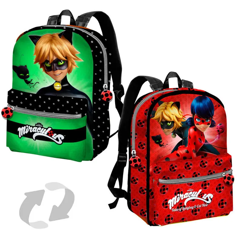 Miraculous Ladybug reversible backpack 38cm product photo