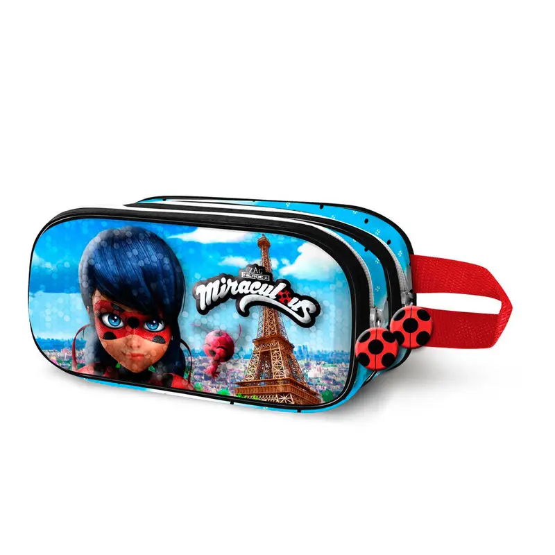 Miraculous Ladybug Courage 3D double pencil case product photo