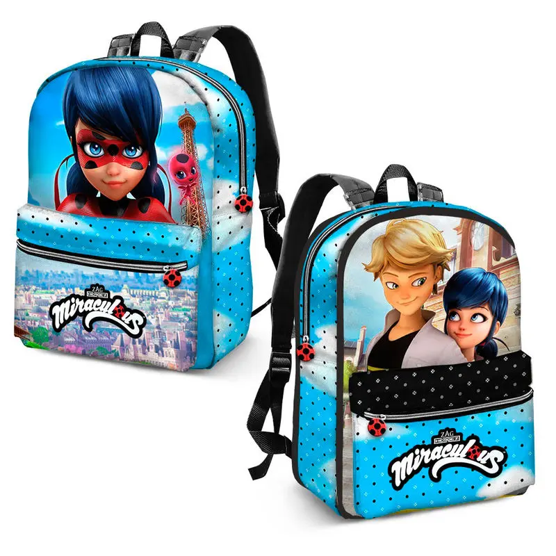 Miraculous Ladybug Courage reversible backpack 40cm product photo