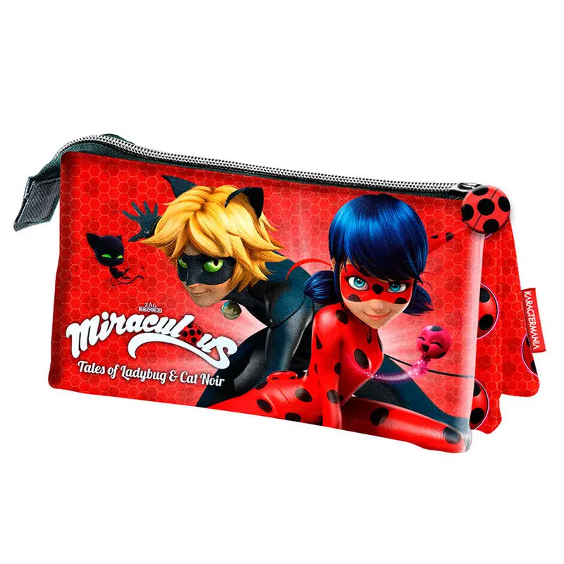 Miraculous Ladybug Defenders Triple pencil case product photo