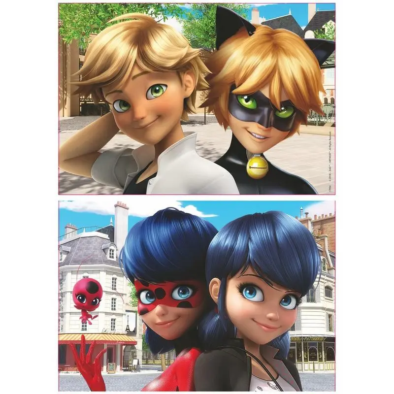 Miraculous Ladybug wooden puzzle 2x50pcs product photo