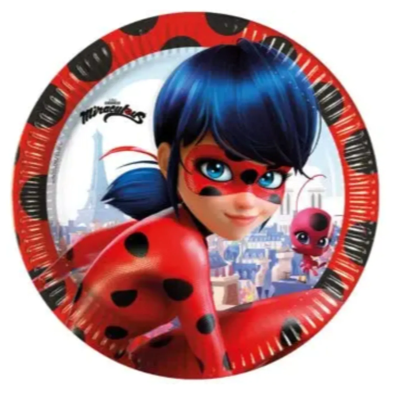 Miraculous Ladybug, Tales of Ladybug & Cat Noir Paper Plates 8 pcs 23 cm FSC product photo