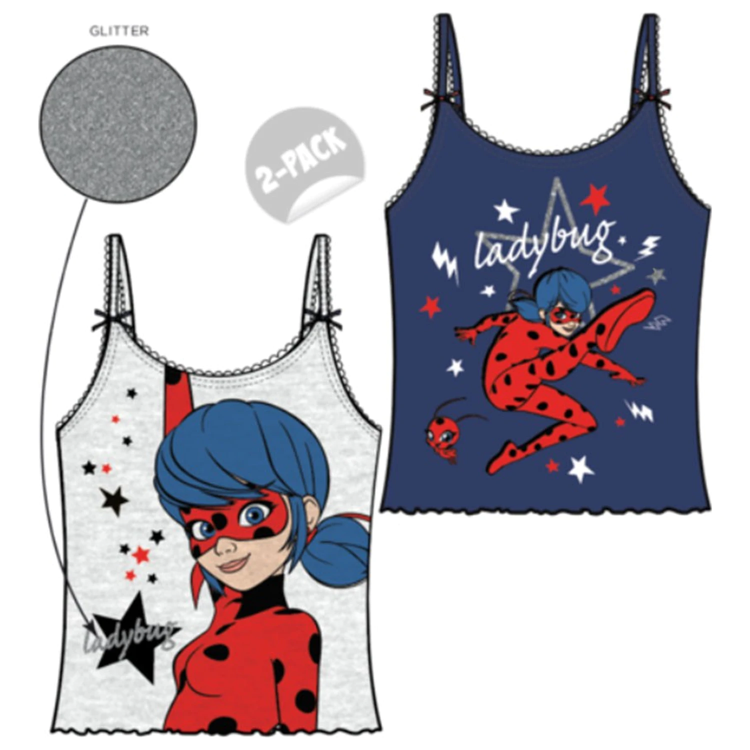 Miraculous Star kids' undershirt 2-piece set 9-10 years / 134-140 cm product photo