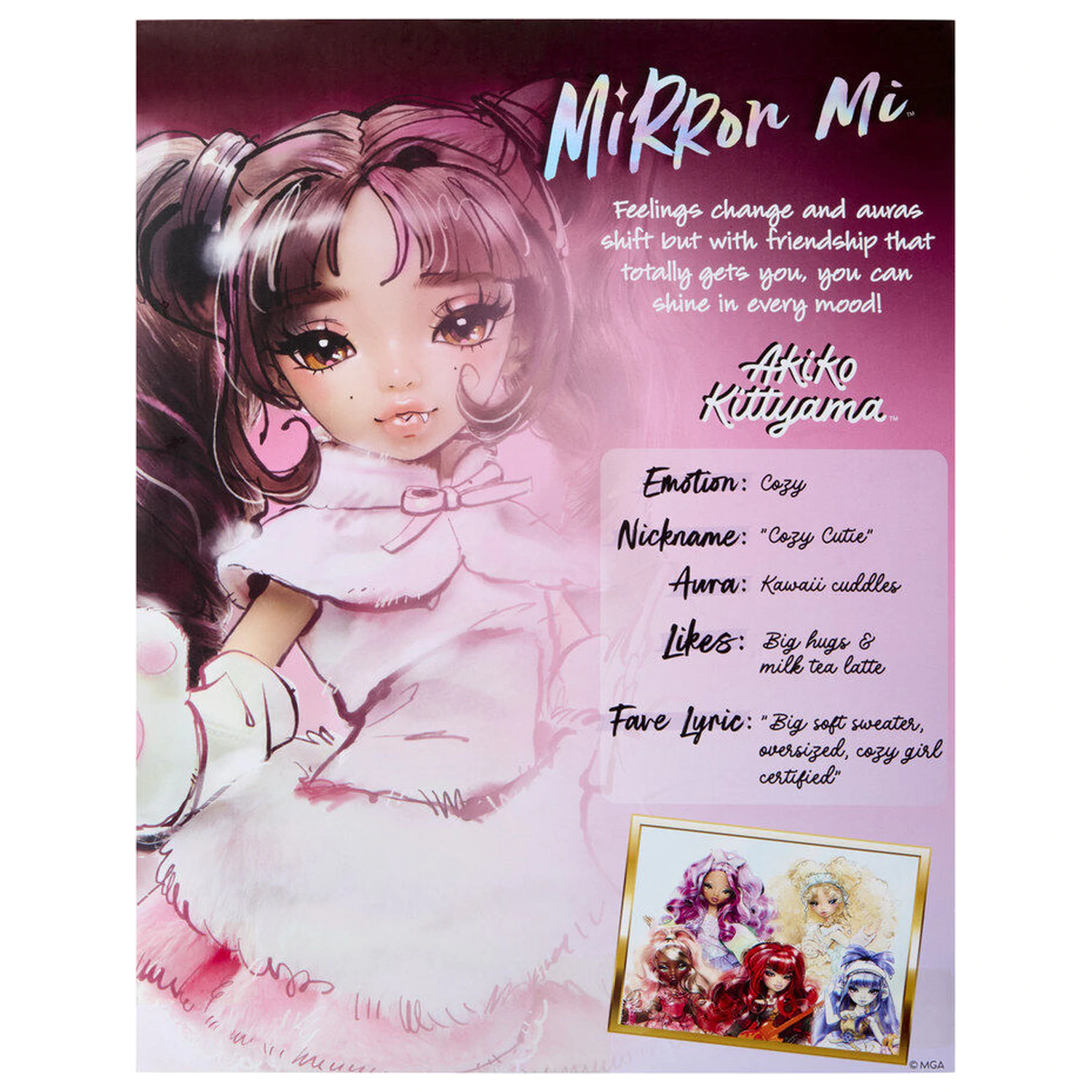 Mirror Mi Akiko Kittyama Cozy doll 26cm product photo