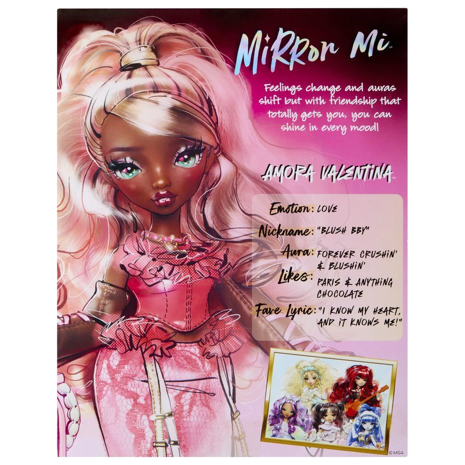Mirror Mi Amora Valentina Love doll 26cm product photo