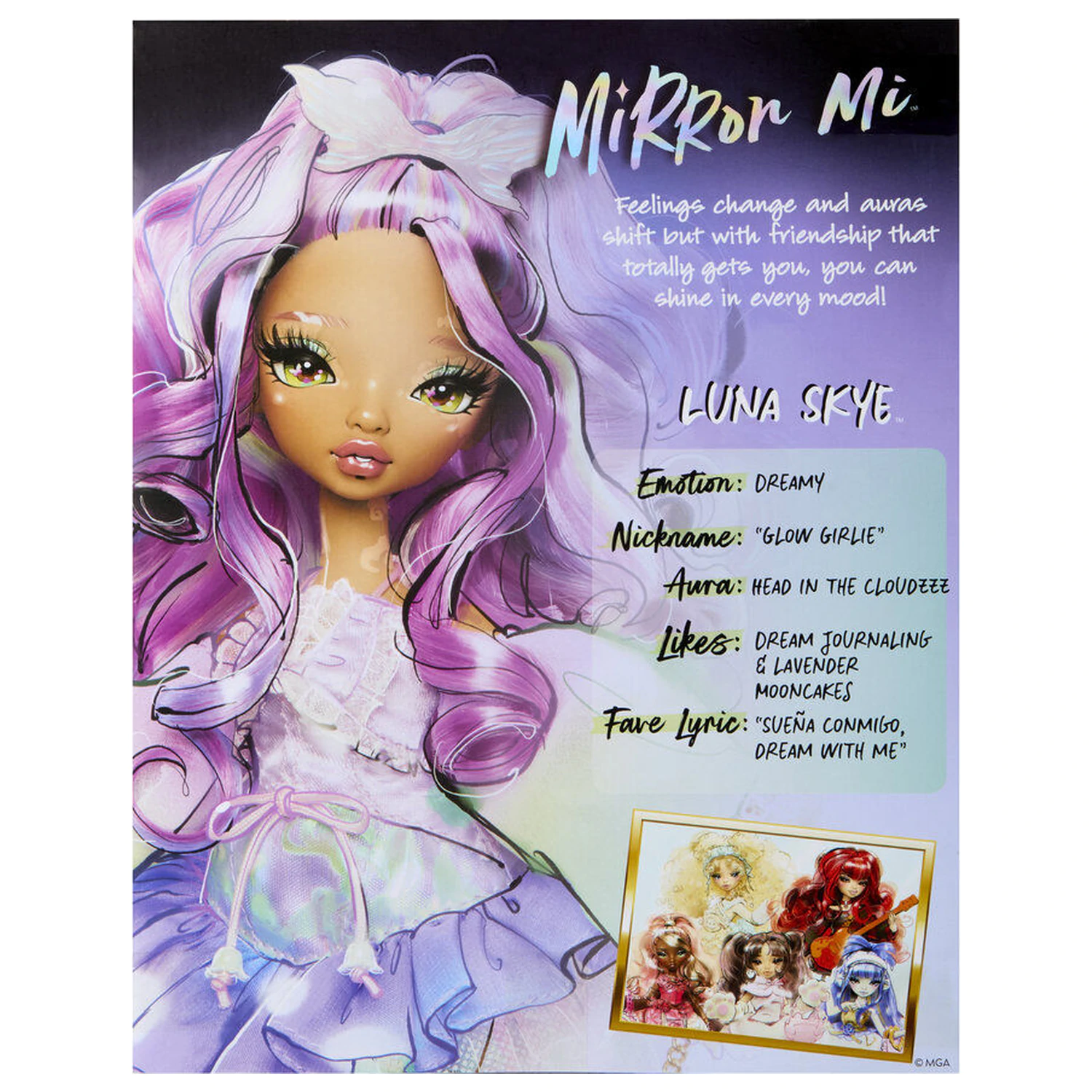 Mirror Mi Luna Skye Dreamy doll 26cm product photo