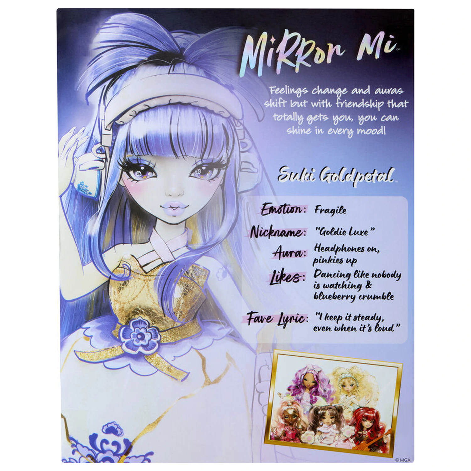 Mirror Mi Suki Goldpetal Fragile doll 26cm product photo