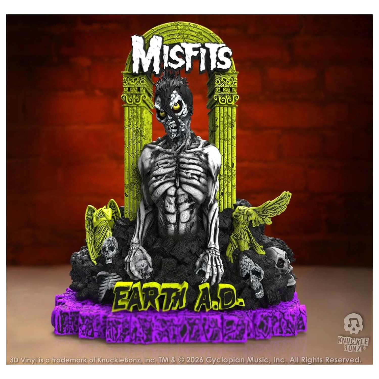Misfits 3D Vinyl Figure Earth A.D. Death Comes Ripping product photo