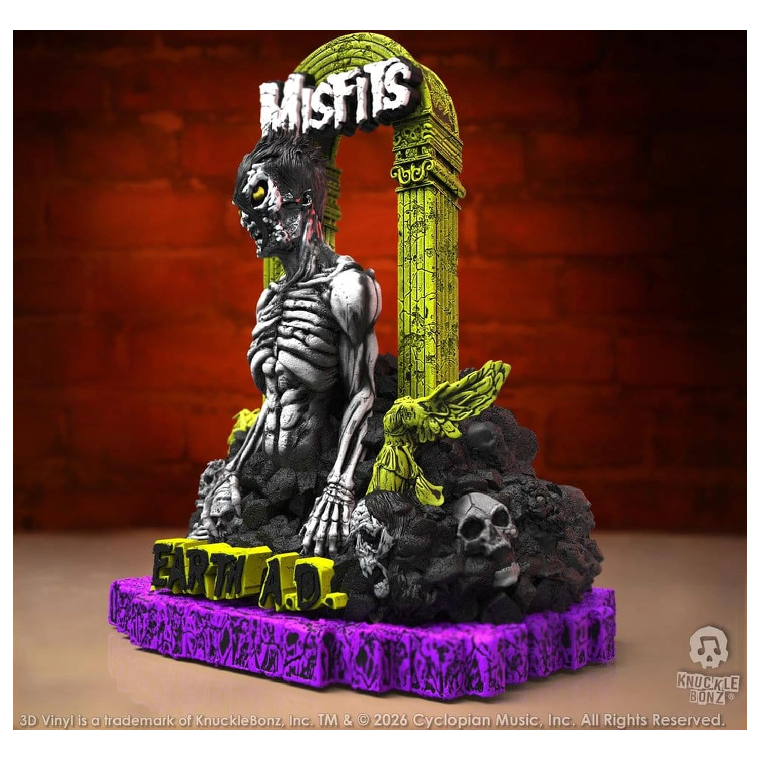 Misfits 3D Vinyl Figure Earth A.D. Death Comes Ripping product photo