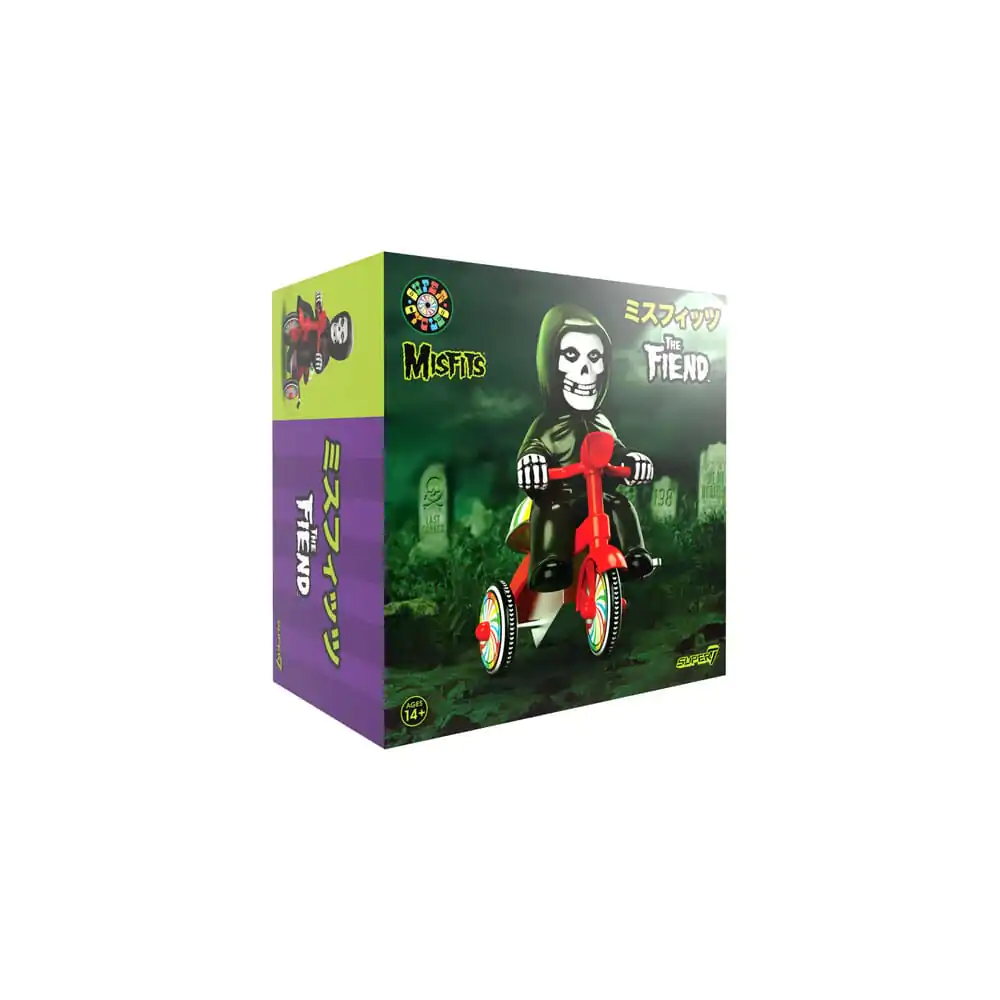 Misfits Super Cycles Action Figure (Black with Red Trike) 13 cm product photo