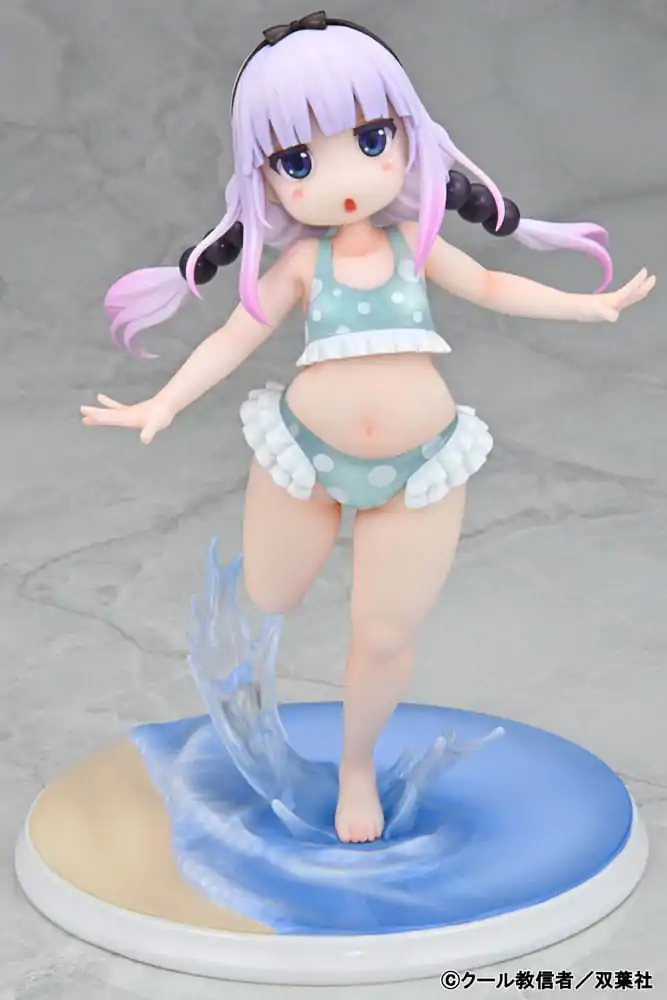 Mishiranu Joshikousei ni Kankinsareta Mangaka no Hanashi PVC Statue 1/6 Kanna Kamui Swimsuit On the Beach Ver. (re-run) 20 cm product photo