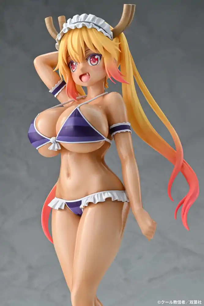 Miss Kobayashi&#039;s Dragon Maid PVC Statue 1/7 Tohru Bikini Style Suntan Ver. 26 cm product photo