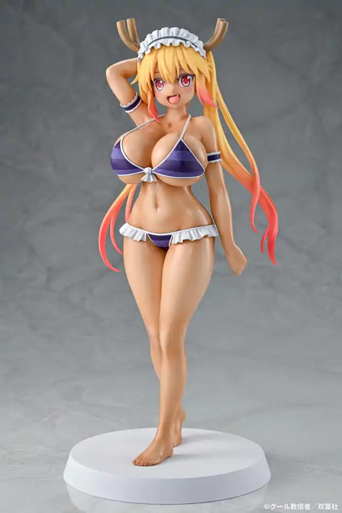 Miss Kobayashi&#039;s Dragon Maid PVC Statue 1/7 Tohru Bikini Style Suntan Ver. 26 cm product photo