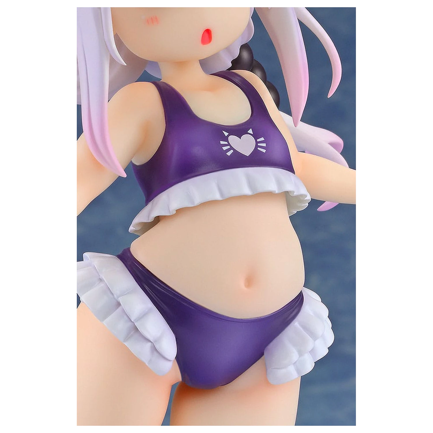 Miss Kobayashi's Dragon Maid PVC Statue 1/6 Kanna Kamui: Excited to Wear a Swimsuit at Home Ver. (Purple) 20 cm product photo