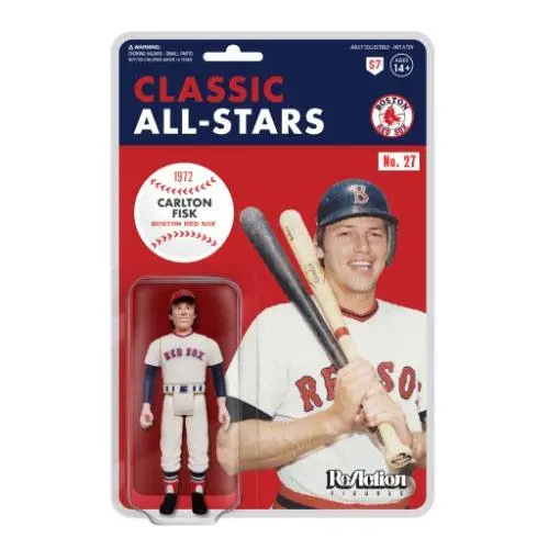 MLB Classic ReAction Action Figure Carlton Fisk (Boston Red Sox) 10 cm product photo