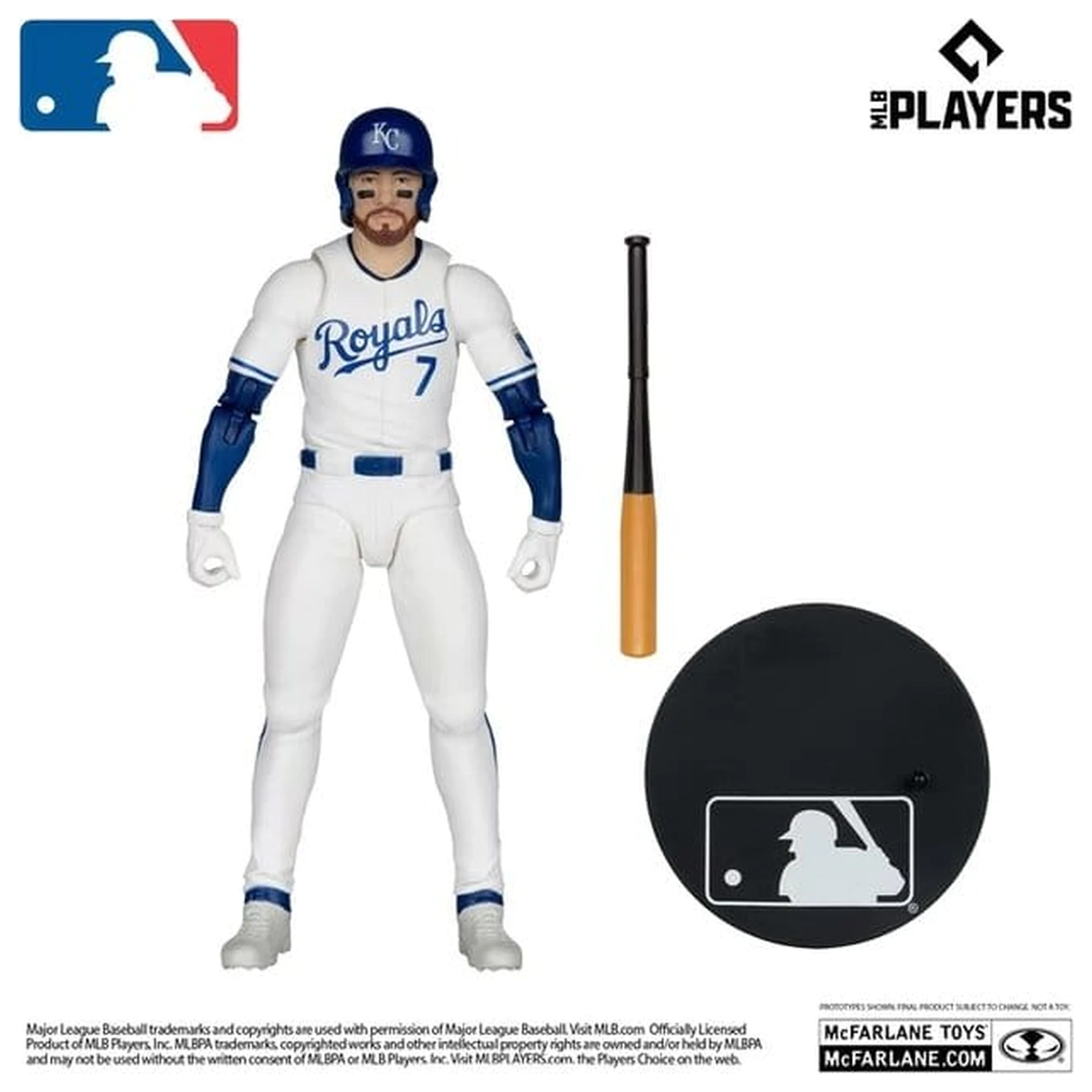MLB McFarlane SportsPicks Action Figure Bobby Witt Jr. (Kansas City Royals) 15 cm product photo
