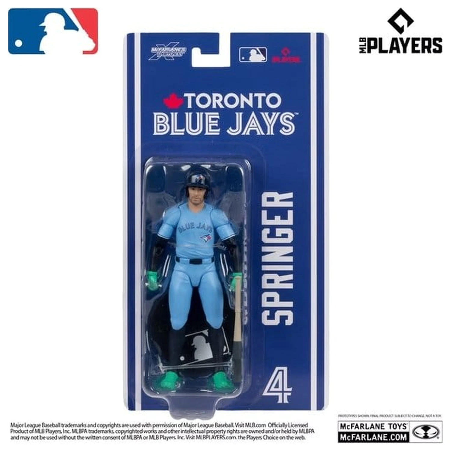 MLB McFarlane SportsPicks Action Figure George Springer (Toronto Blue Jays) 15 cm product photo