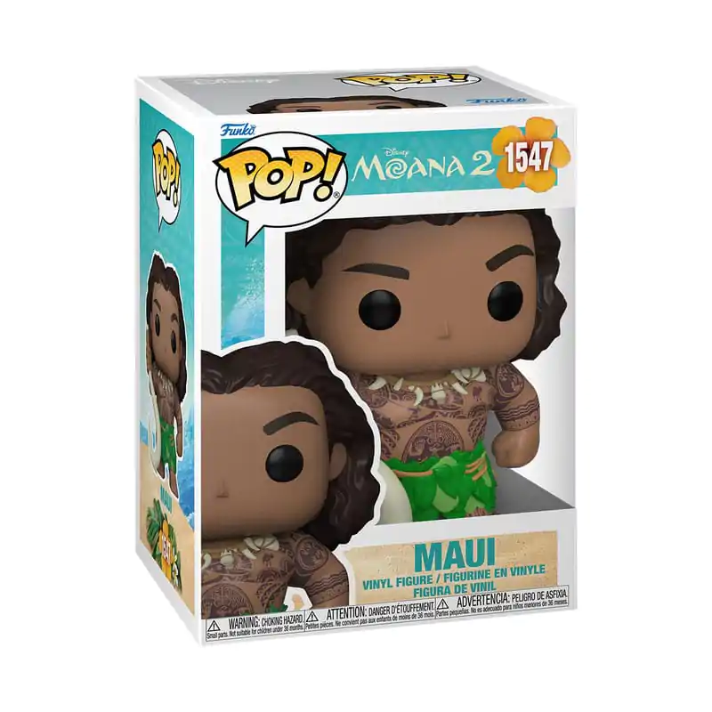 Moana 2 Funko POP! & Buddy Vinyl Figure Maui with Fish Hook 9 cm termékfotó