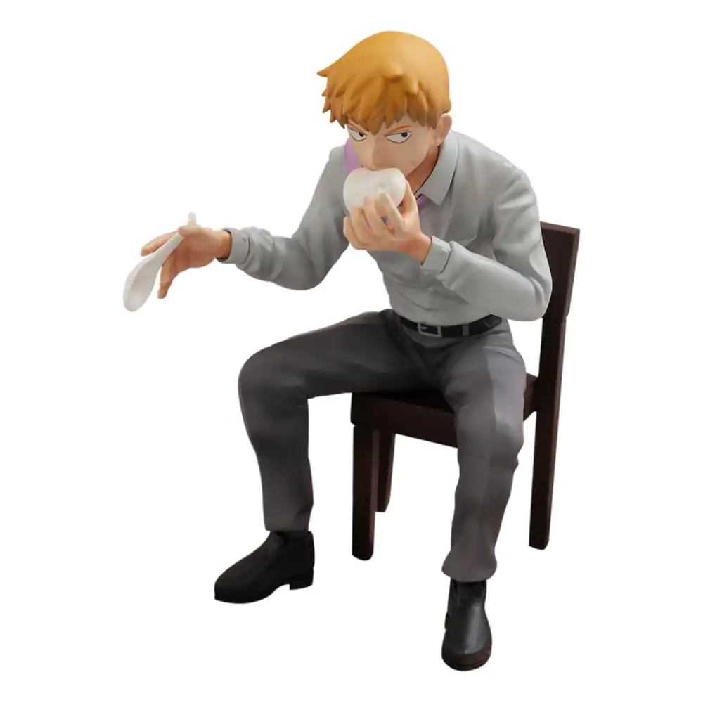 Mob Psycho 100 III x Bunbougu Cafe 2022 PVC Statue Arataka Reigen 14 cm product photo
