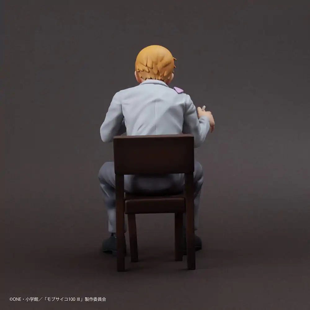 Mob Psycho 100 III x Bunbougu Cafe 2022 PVC Statue Arataka Reigen 14 cm product photo