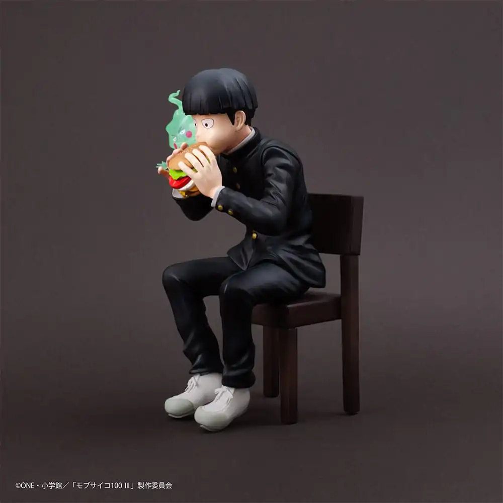 Mob Psycho 100 III x Bunbougu Cafe 2022 PVC Statue Shigeo Kageyama &amp; Ekubo 13 cm product photo