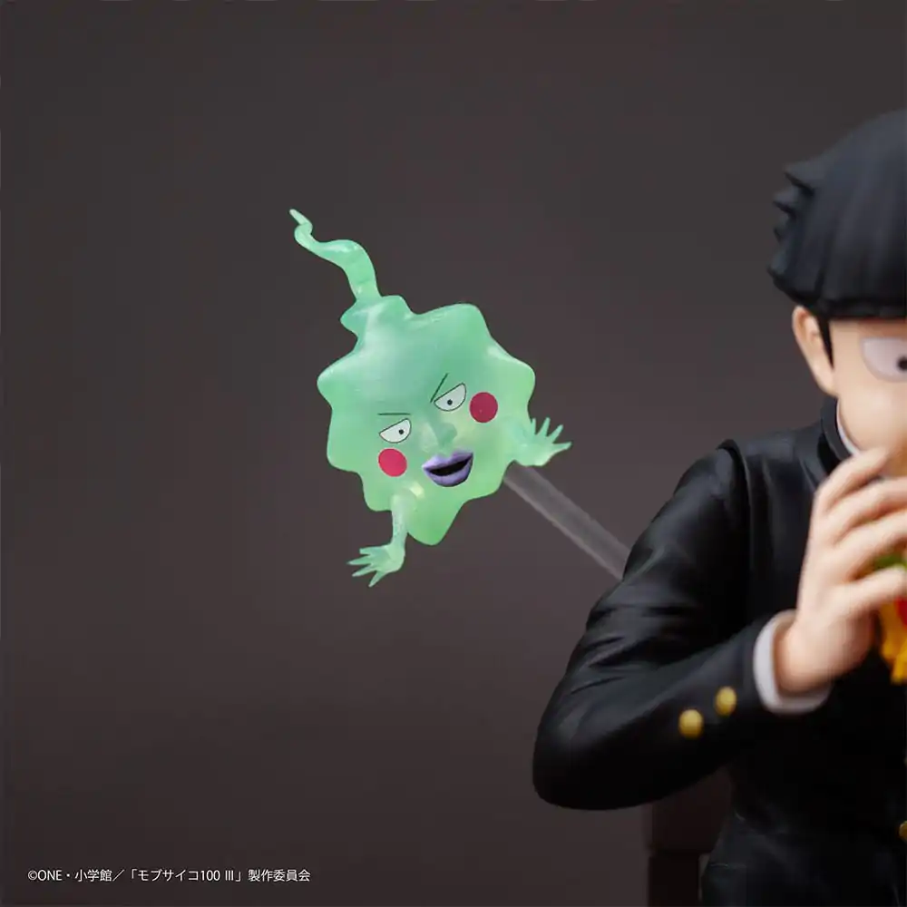 Mob Psycho 100 III x Bunbougu Cafe 2022 PVC Statue Shigeo Kageyama &amp; Ekubo 13 cm product photo