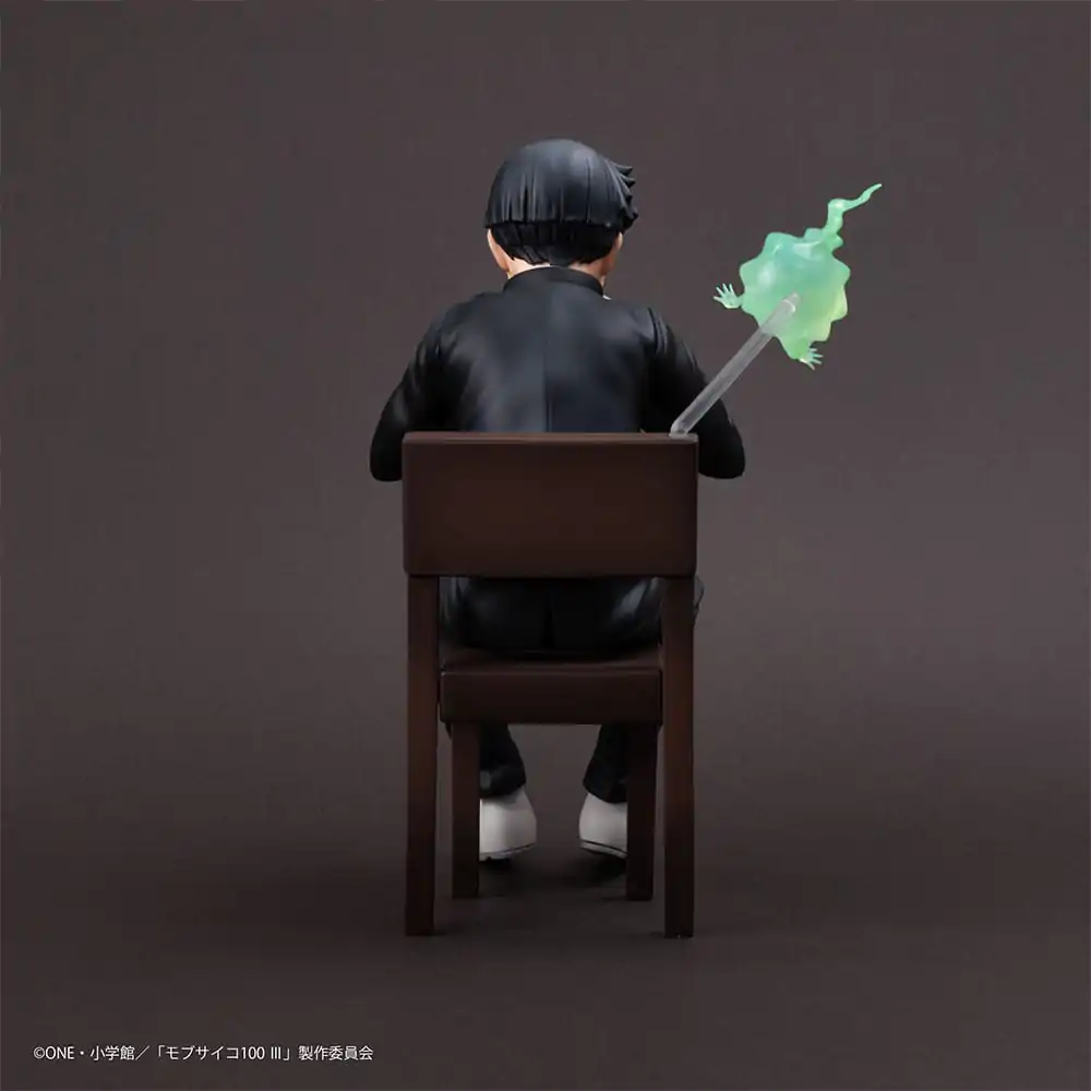 Mob Psycho 100 III x Bunbougu Cafe 2022 PVC Statue Shigeo Kageyama &amp; Ekubo 13 cm product photo
