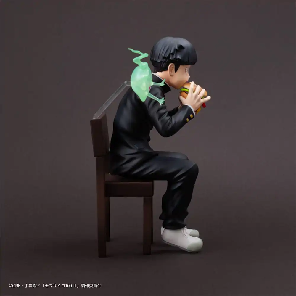 Mob Psycho 100 III x Bunbougu Cafe 2022 PVC Statue Shigeo Kageyama &amp; Ekubo 13 cm product photo