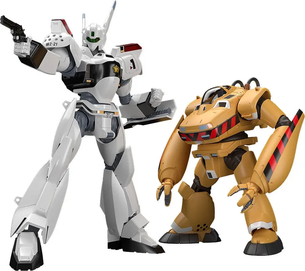 Mobile Police Patlabor Moderoid Plastic Model Kit 1/60 AV-98 Ingram &amp; Bulldog Set(3rd-run) 13 cm product photo