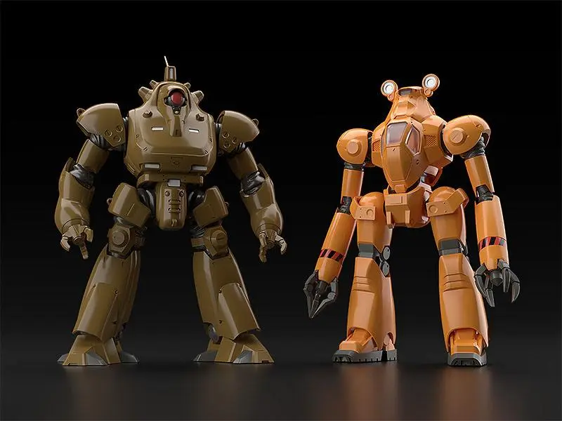 Mobile Police Patlabor Moderoid Plastic Model Kits 1/60 HL-98 Hercules 21 &amp; ASV99 Boxer: Alternate Color Ver. 12 cm product photo