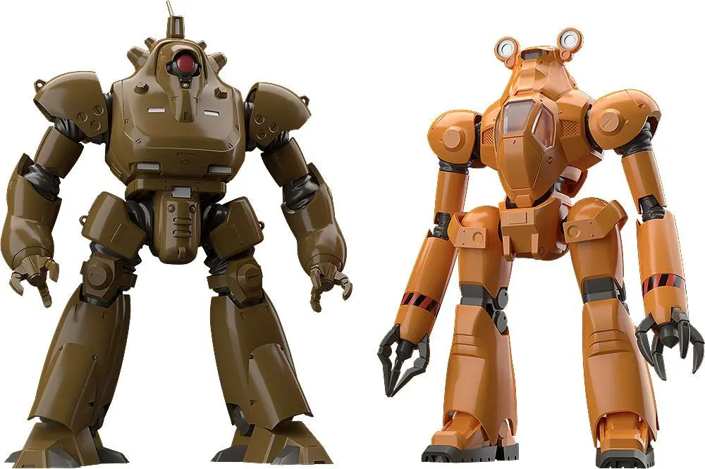 Mobile Police Patlabor Moderoid Plastic Model Kits 1/60 HL-98 Hercules 21 &amp; ASV99 Boxer: Alternate Color Ver. 12 cm product photo
