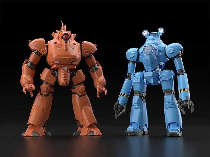 Mobile Police Patlabor Moderoid Plastic Model Kits 1/60 HL-98 Hercules 21 &amp; ASV99 Boxer 12 cm product photo