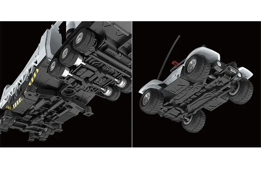 Mobile Police Patlabor Moderoid Plastic Model Kits 1/60 Type 98 Special Command Vehicle &amp; Type 99 Special Labor Carrier (re-run) product photo
